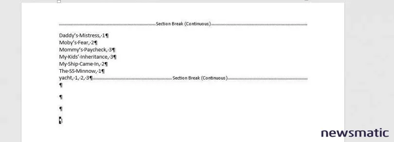 Cómo crear un índice de entradas principales y subentradas en Microsoft Word - Software | Imagen 3 Newsmatic