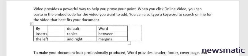 Cómo alinear una tabla en Microsoft Word: guía paso a paso. - Software | Imagen 4 Newsmatic