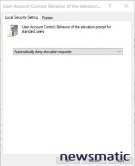 Cómo denegar automáticamente las solicitudes de elevación del UAC en Windows 10 - Software | Imagen 2 Newsmatic