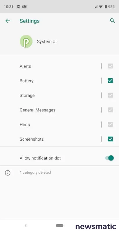 Cómo desactivar las notificaciones de System UI en Android Pie - Móvil | Imagen 2 Newsmatic