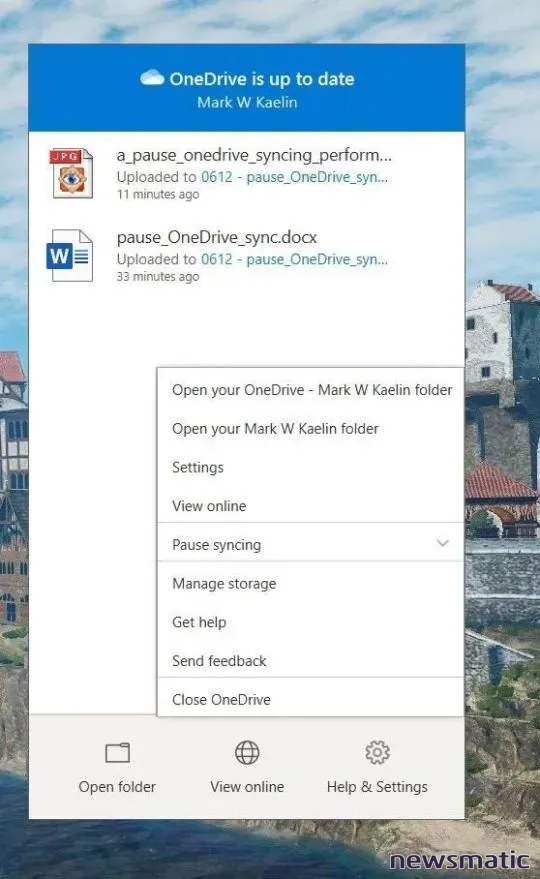 Cómo mejorar el rendimiento de Windows 10 al pausar la sincronización de OneDrive - Software | Imagen 2 Newsmatic