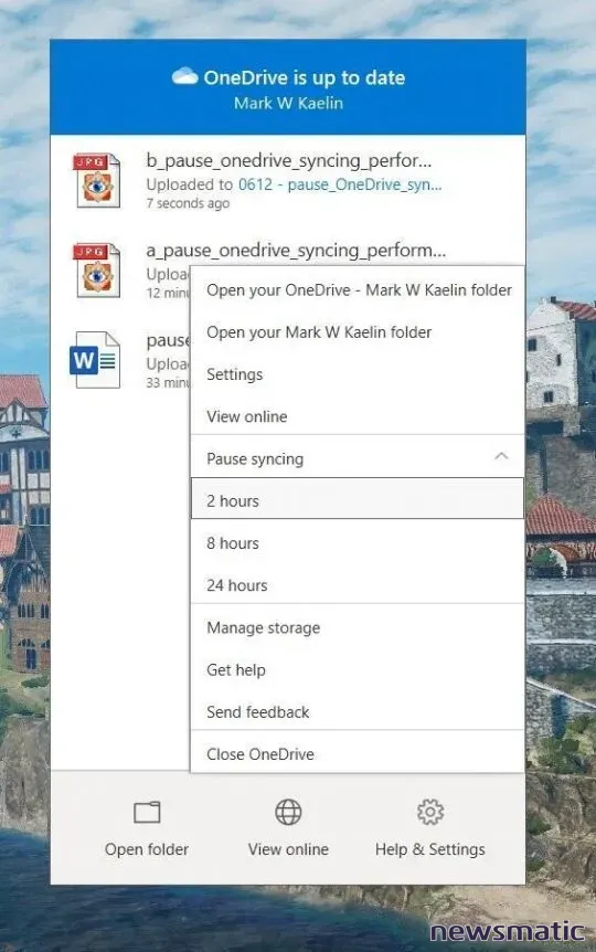 Cómo mejorar el rendimiento de Windows 10 al pausar la sincronización de OneDrive - Software | Imagen 3 Newsmatic