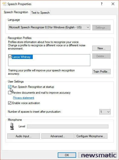 Cómo usar el reconocimiento de voz en Windows 10 - Software | Imagen 1 Newsmatic