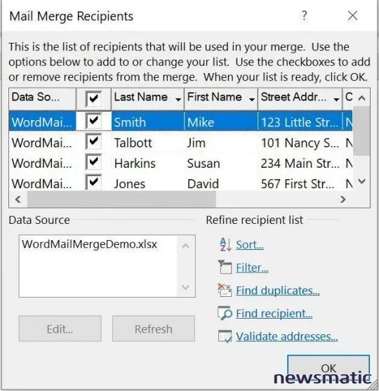 Cómo eliminar duplicados en Excel y combinar datos con Word - Software | Imagen 6 Newsmatic