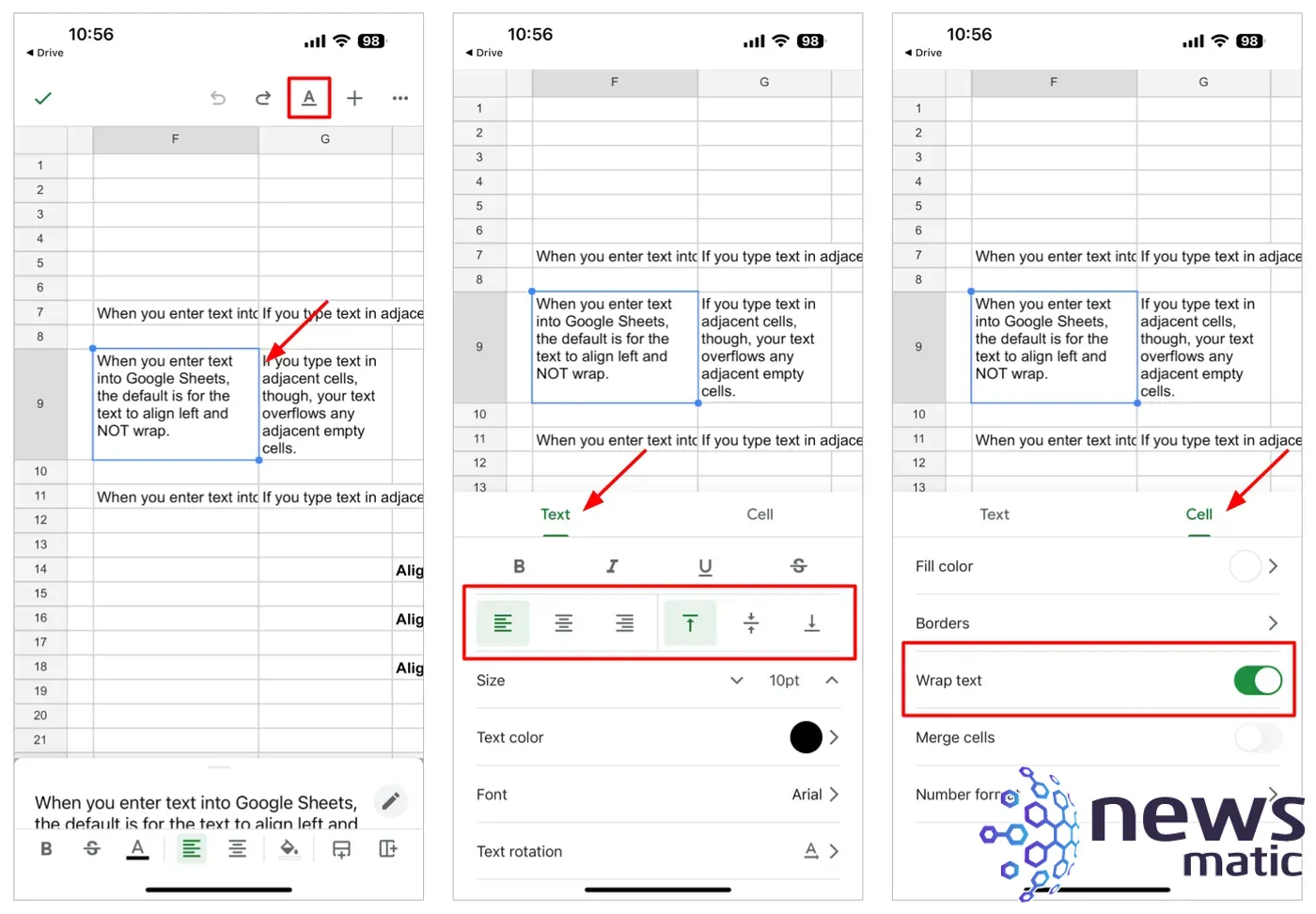 Cómo ajustar la configuración de las celdas en Google Sheets para mejorar la legibilidad - Software | Imagen 6 Newsmatic