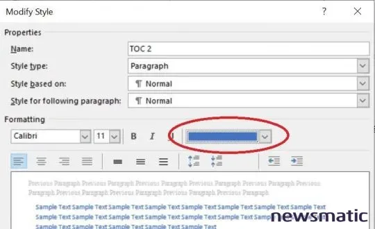 Cómo modificar el estilo de una tabla de contenido en Word - Software | Imagen 4 Newsmatic