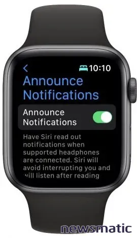 Cómo activar y personalizar la función de Anunciar Mensajes con Siri en tu Apple Watch - Móvil | Imagen 1 Newsmatic