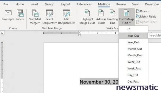 Cómo insertar fechas dinámicas en un documento de Microsoft Word - Software | Imagen 6 Newsmatic