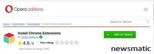 Cómo instalar extensiones de Chrome en Opera: Guía paso a paso - Software | Imagen 1 Newsmatic