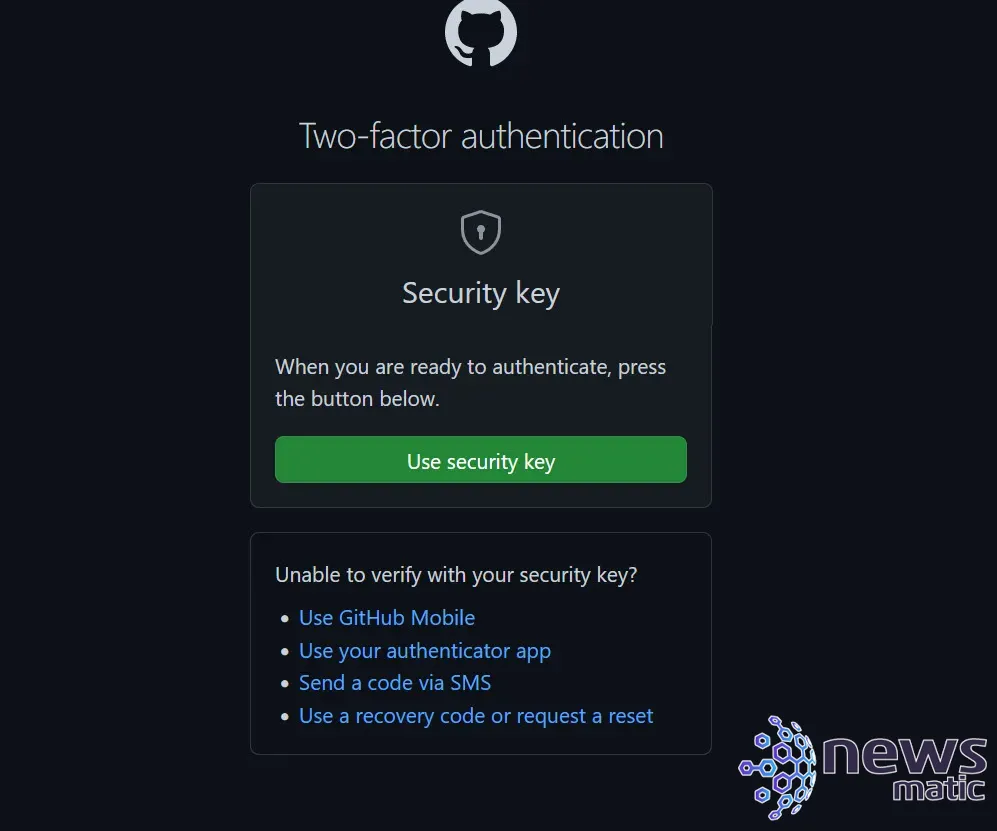 Cómo asegurar tu cuenta de GitHub con autenticación de dos factores - Seguridad | Imagen 12 Newsmatic