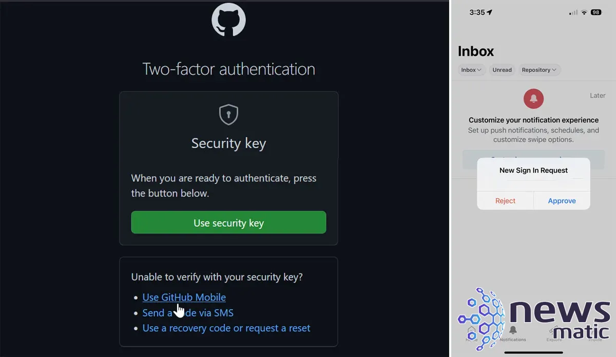 Cómo asegurar tu cuenta de GitHub con autenticación de dos factores - Seguridad | Imagen 9 Newsmatic