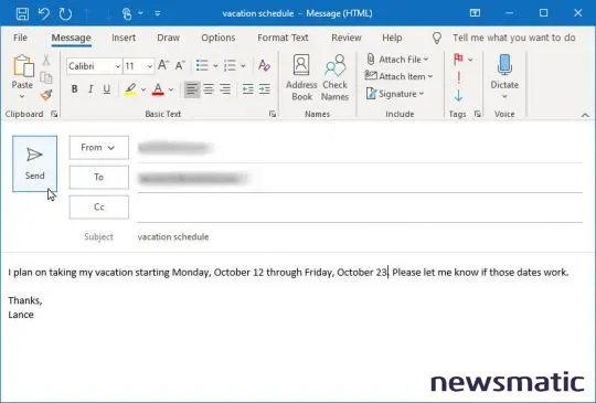 Cómo eliminar un mensaje enviado en Microsoft Outlook - Software | Imagen 2 Newsmatic