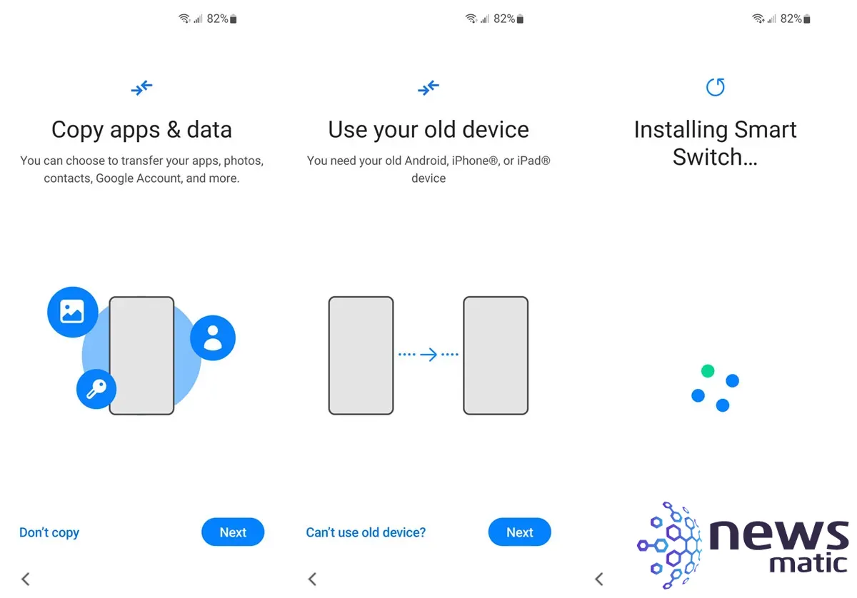 Cómo transferir datos de un iPhone a un teléfono Samsung Galaxy usando Smart Switch - Móvil | Imagen 2 Newsmatic