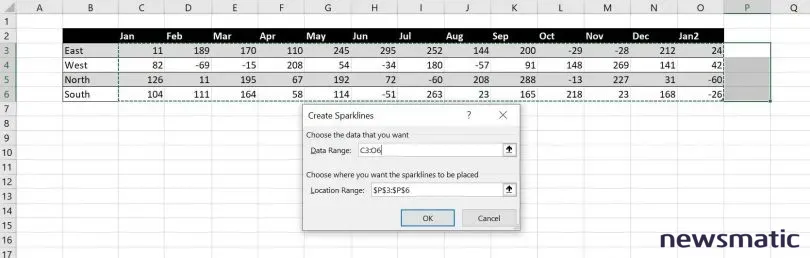 Cómo crear y mejorar gráficos en Excel con sparklines - Software | Imagen 2 Newsmatic