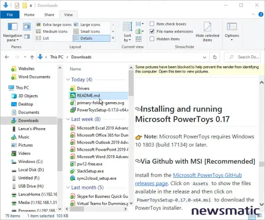 Cómo utilizar la función de vista previa de archivos en el Explorador de archivos de Windows 10 - Software | Imagen 5 Newsmatic