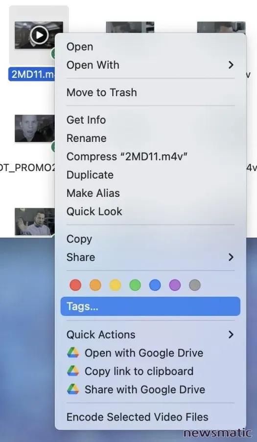 Cómo usar las etiquetas de Finder en MacOS para organizar tus archivos - Software | Imagen 3 Newsmatic