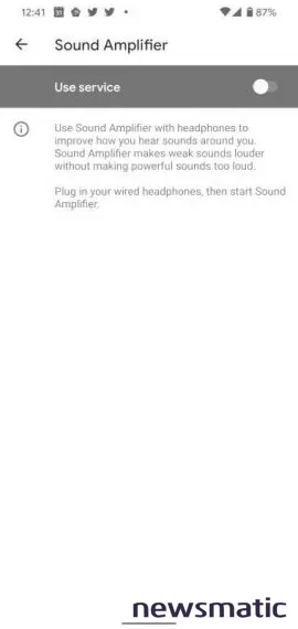 Cómo usar el Amplificador de Sonido en Android 10 para mejorar la audición - Móvil | Imagen 1 Newsmatic