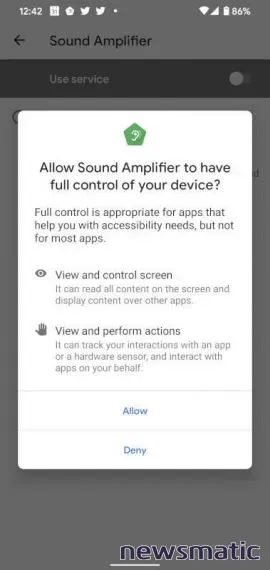 Cómo usar el Amplificador de Sonido en Android 10 para mejorar la audición - Móvil | Imagen 2 Newsmatic