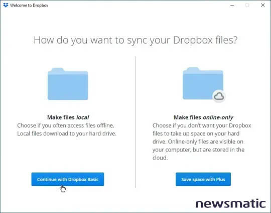 Cómo instalar la aplicación de Dropbox para Windows y gestionar tus archivos - Nube | Imagen 1 Newsmatic