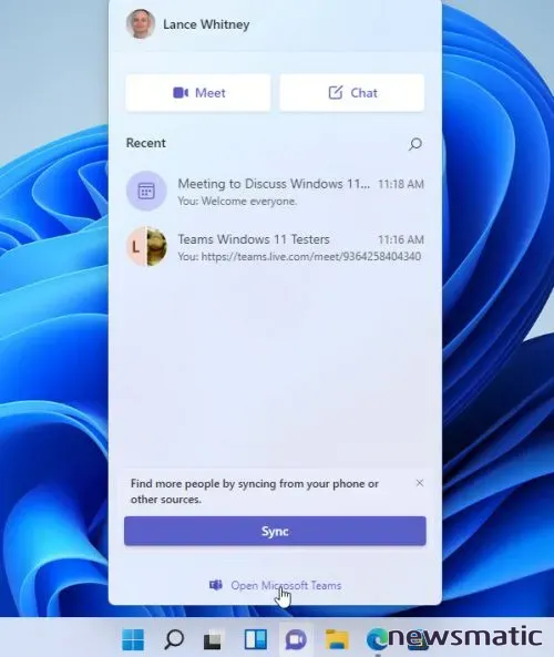 Cómo usar Microsoft Teams en Windows 11 con una cuenta personal o de trabajo - Software | Imagen 3 Newsmatic