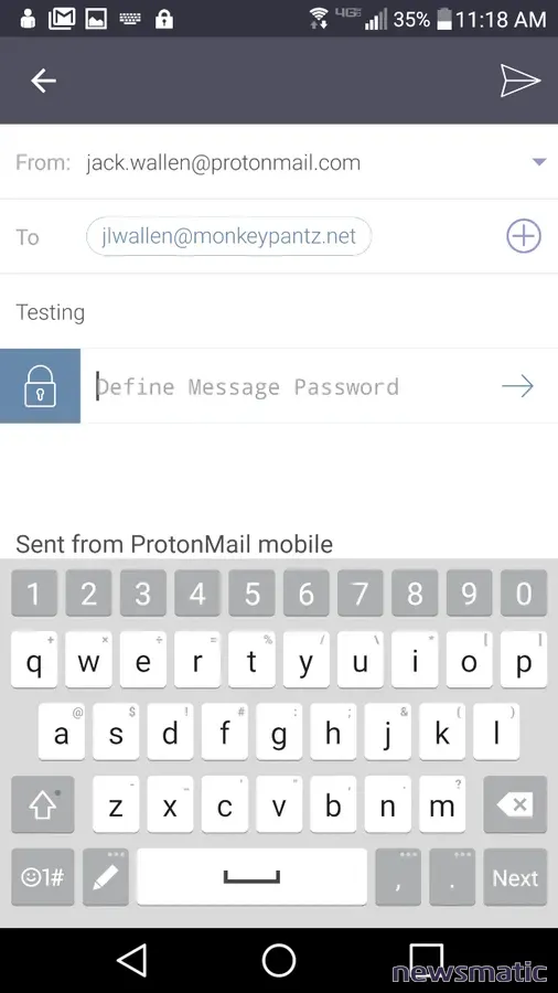 Cómo utilizar ProtonMail en tu dispositivo Android: guía paso a paso - Móvil | Imagen 2 Newsmatic