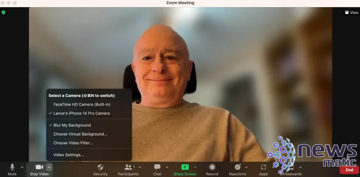 Cómo convertir tu iPhone en una webcam en macOS Ventura - Móvil | Imagen 3 Newsmatic