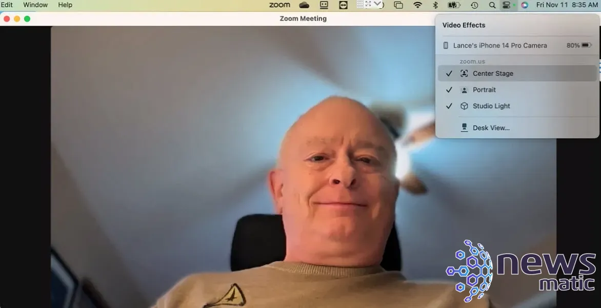 Cómo convertir tu iPhone en una webcam en macOS Ventura - Móvil | Imagen 7 Newsmatic