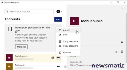 Dropbox Passwords: Tu gestor de contraseñas imprescindible - Software | Imagen 4 Newsmatic