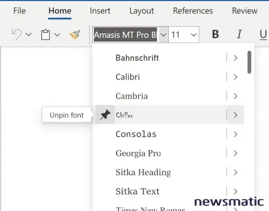 Cómo usar el nuevo selector de fuentes en Word para la web - Software | Imagen 1 Newsmatic