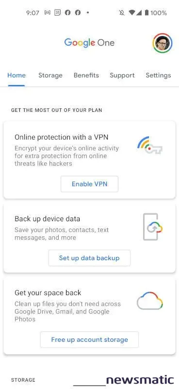 Google One VPN: Cómo instalar y usar la VPN de Google en Android - Seguridad | Imagen 2 Newsmatic