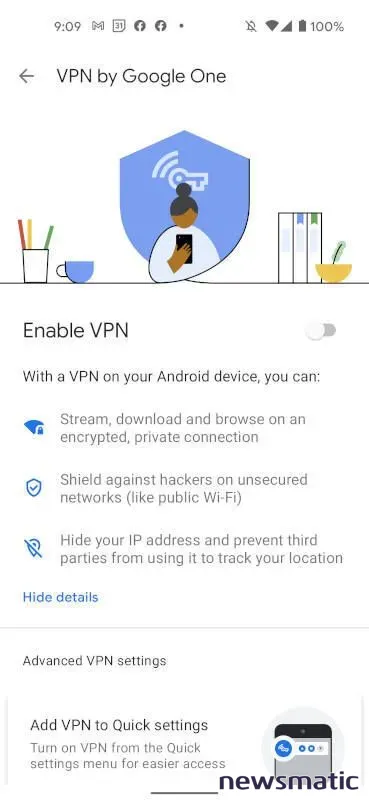 Google One VPN: Cómo instalar y usar la VPN de Google en Android - Seguridad | Imagen 3 Newsmatic