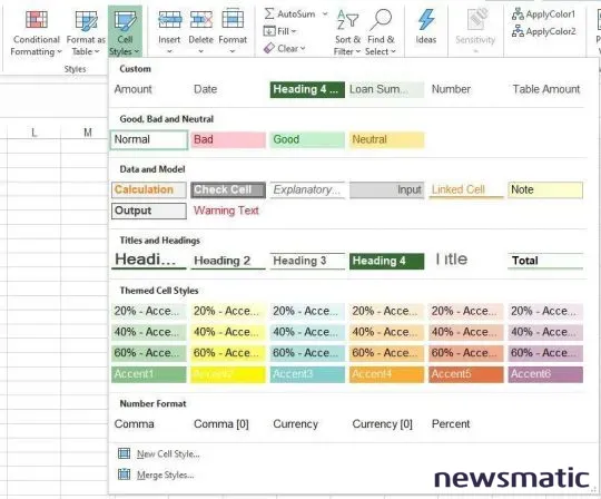 Cómo utilizar estilos en Excel para trabajar de manera eficiente - Software | Imagen 2 Newsmatic