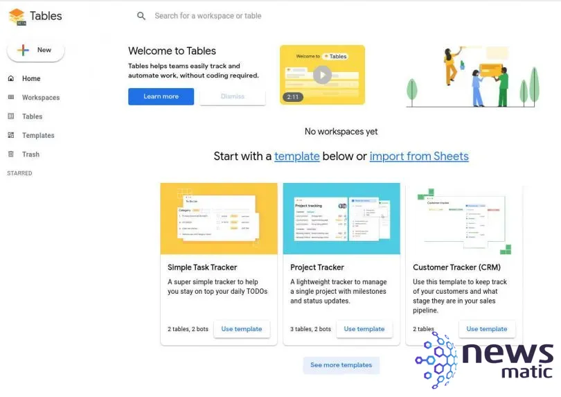 Domina tus datos con Google Tables: visualiza y gestiona de forma innovadora - Nube | Imagen 1 Newsmatic