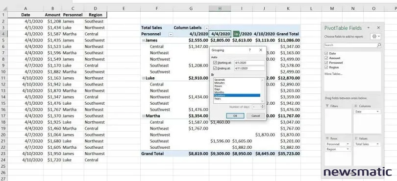 Cómo utilizar la herramienta PivotTable de Excel para analizar y organizar tus datos - Software | Imagen 4 Newsmatic