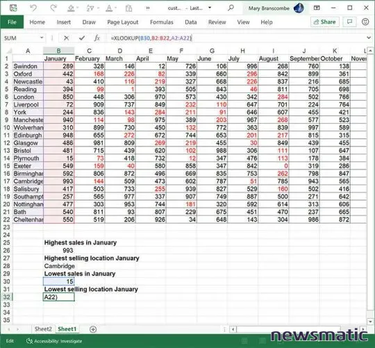 Cómo utilizar la función XLOOKUP en Excel para búsquedas más flexibles y eficientes - Software | Imagen 2 Newsmatic