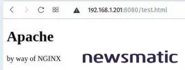 Cómo configurar un proxy inverso de NGINX para Apache en Ubuntu Server 20.04 - Redes | Imagen 2 Newsmatic