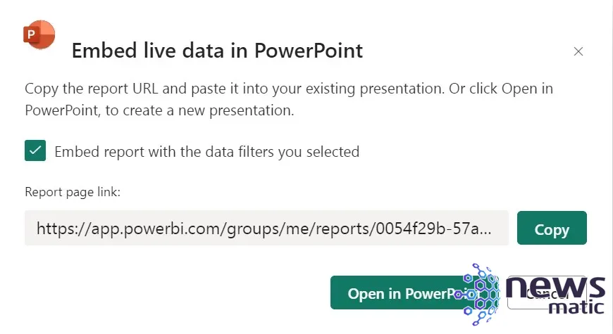 Cómo compartir y explicar informes de Power BI en PowerPoint - Software | Imagen 5 Newsmatic