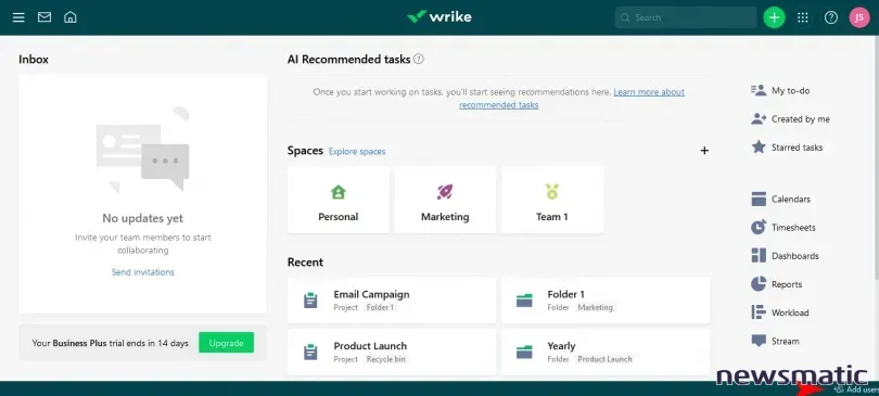 Cómo empezar con Wrike: guía paso a paso para crear proyectos y tareas - Software | Imagen 9 Newsmatic