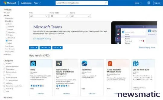 Potencia tu colaboración con Microsoft Teams: Descubre cómo integrar apps en tu plataforma - Software | Imagen 1 Newsmatic