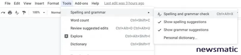 Cómo habilitar y utilizar la función de corrección gramatical en Google Docs - Software | Imagen 1 Newsmatic