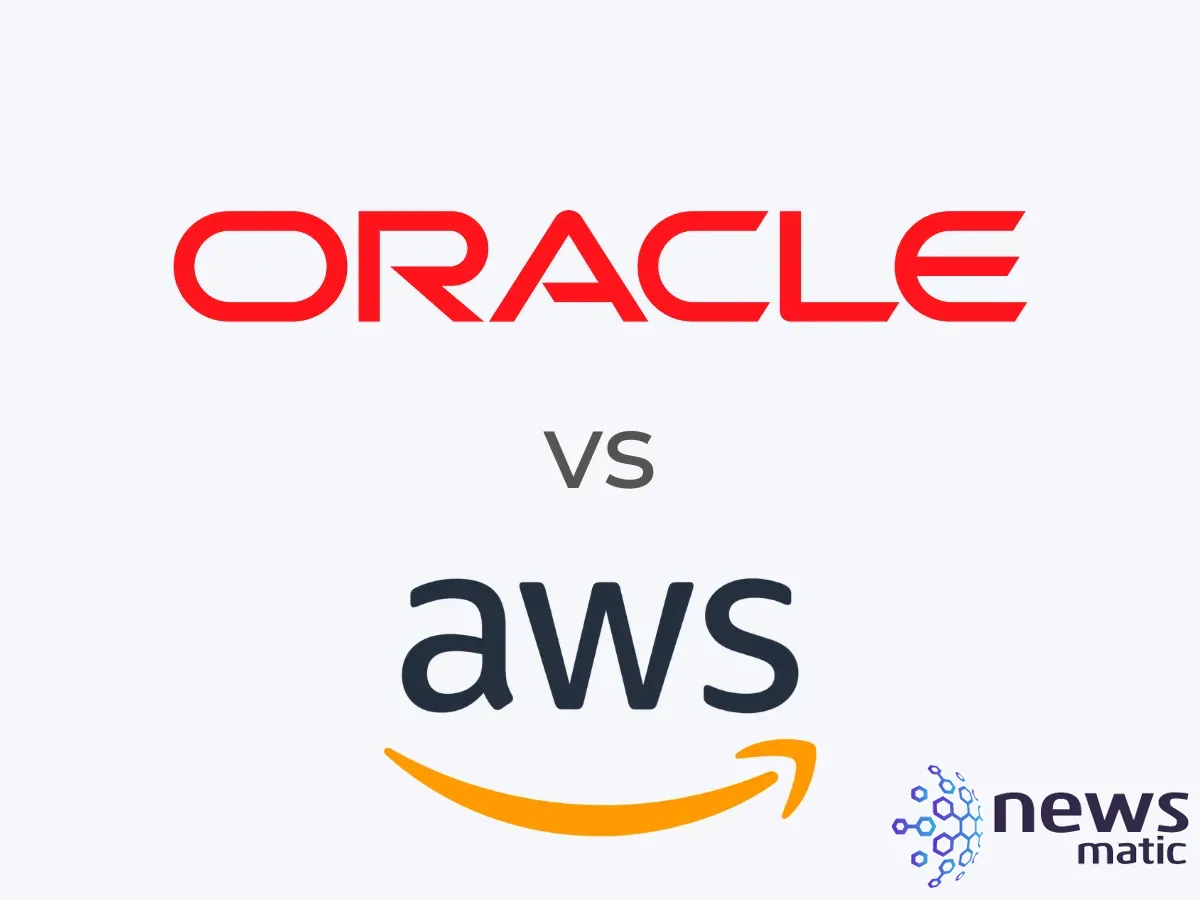 Comparación de Oracle vs AWS: Plataformas IIoT para la industria inteligente - Internet de las cosas | Imagen 1 Newsmatic