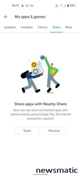 Cómo compartir aplicaciones con Nearby Share en Android - Móvil | Imagen 3 Newsmatic