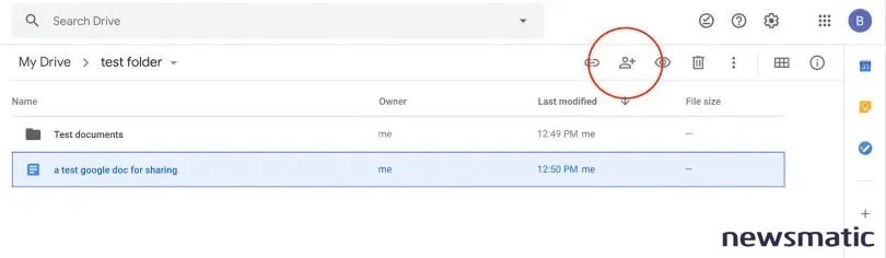 Comparte archivos y carpetas fácilmente en Google Drive - Nube | Imagen 1 Newsmatic