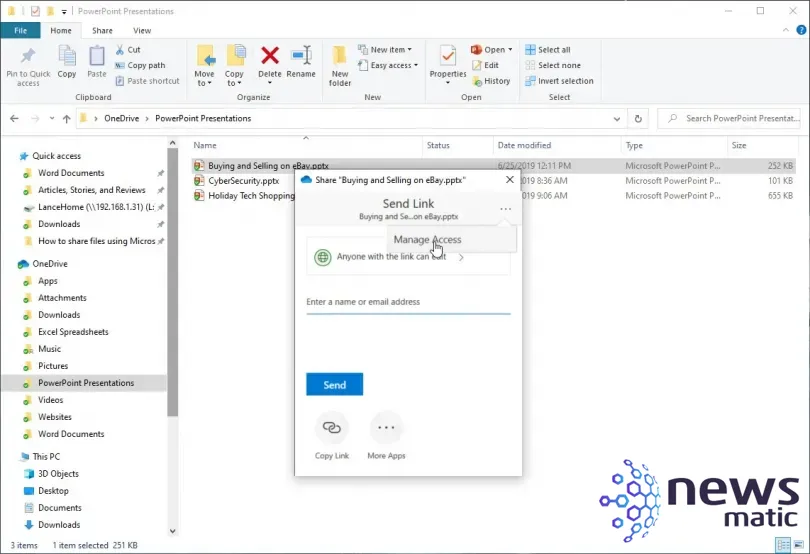 Cómo compartir archivos desde Microsoft OneDrive - Software | Imagen 7 Newsmatic