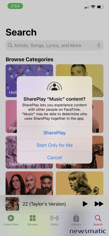 Cómo utilizar SharePlay en FaceTime: Guía completa y paso a paso - Móvil | Imagen 2 Newsmatic