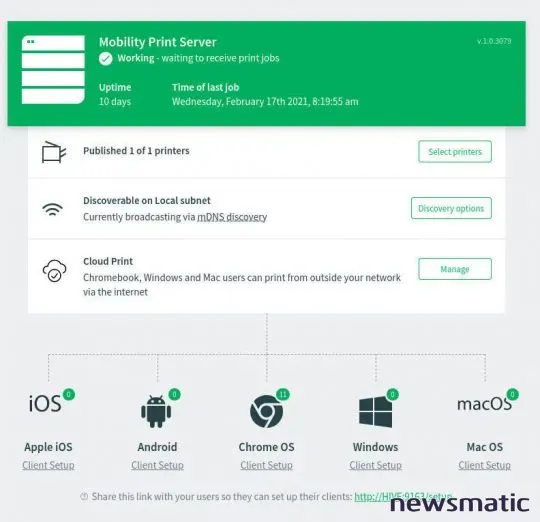 Cómo compartir una impresora Mobility Print en Chromebooks y dispositivos Android - Nube | Imagen 1 Newsmatic