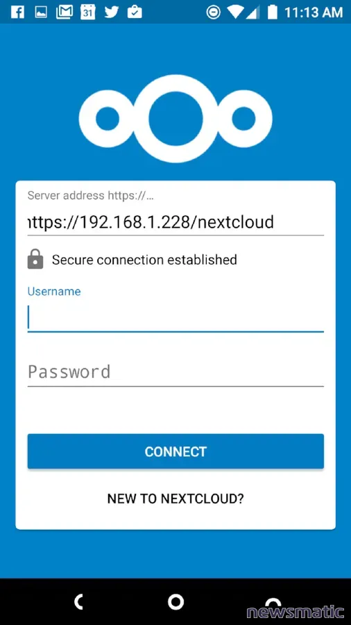 Cómo instalar y conectar la aplicación Nextcloud en Android - Nube | Imagen 2 Newsmatic