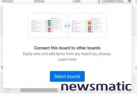 Cómo agregar la columna Connect Boards a tu proyecto en monday.com - Software | Imagen 2 Newsmatic