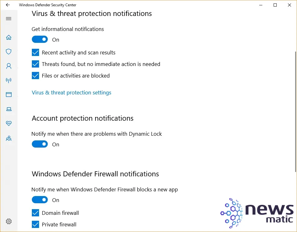 Cómo acceder y configurar el firewall de Windows Defender en Windows 10 - Microsoft | Imagen 6 Newsmatic