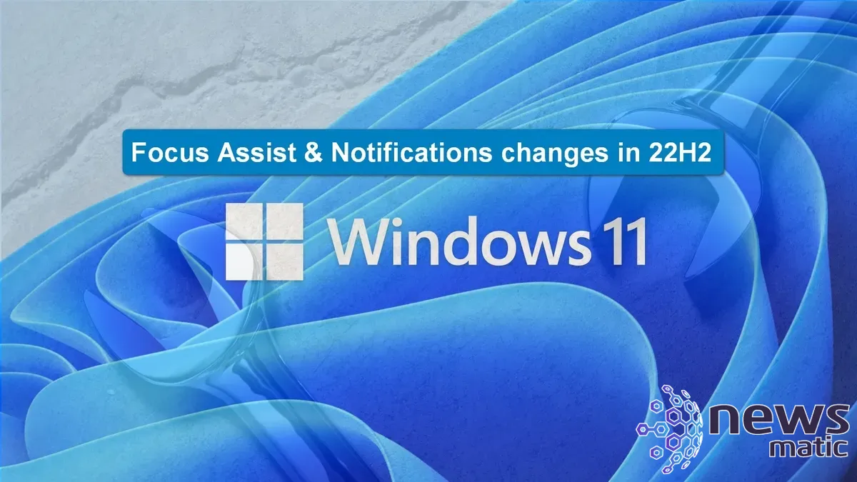 Mejora tu enfoque y notificaciones: Descubre las novedades de Windows 11 22H2 - Software | Imagen 1 Newsmatic